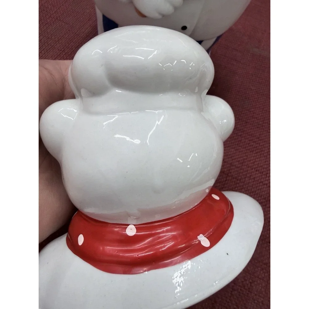 Vintage Ceramic Baker Bear Cookie Jar –‎ Chef Bear with Rolling Pin